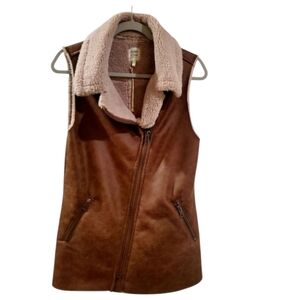 Dylan Chocolate Shearling Vest